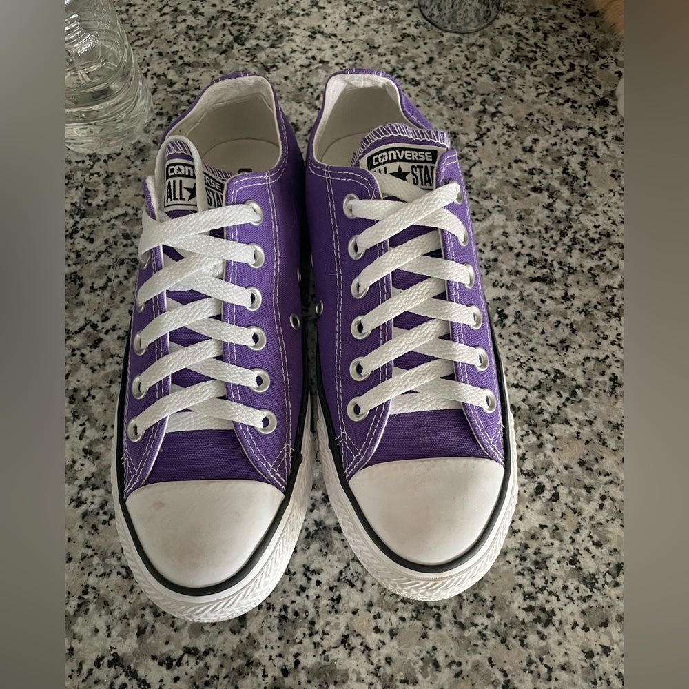 Unisex Purple Converse